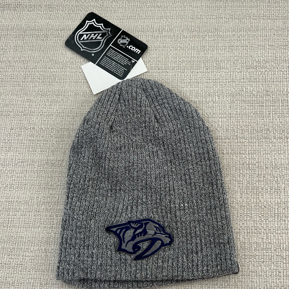 NWT Nashville Preds beanie